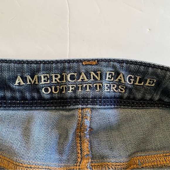 American Eagle Super Skinny Blue Jeans Womens Size 6 Regular Preowned (65) - Picture 8 of 14